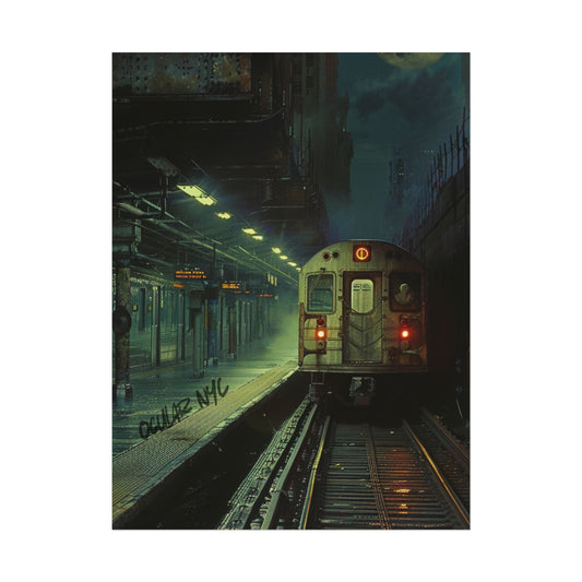 NYC Mystic Train Rolled Poster