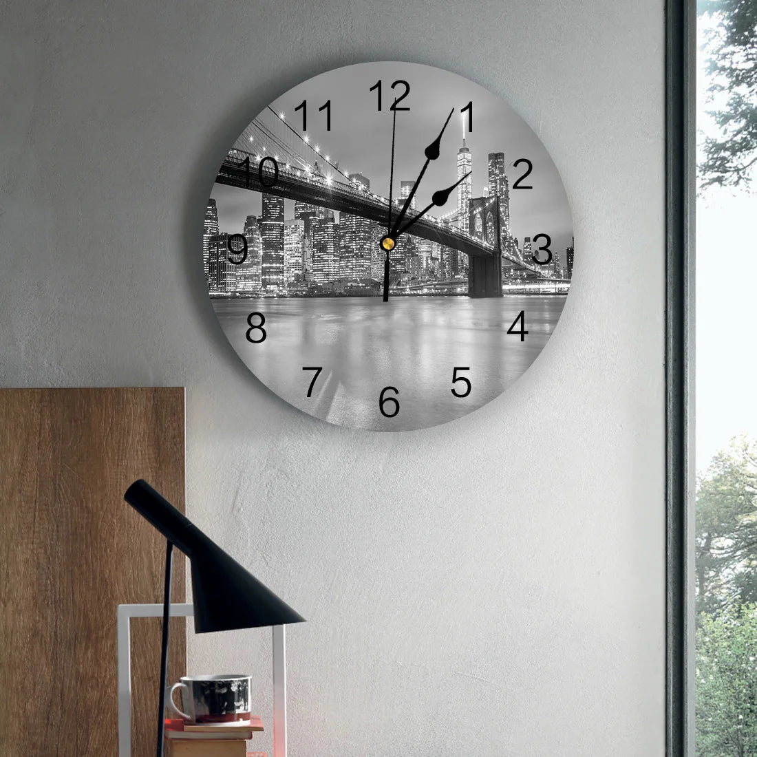 NYC Round Wall Clock