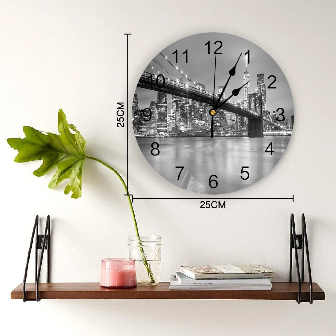 NYC Round Wall Clock
