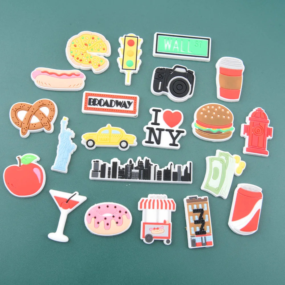 NYC Themed Croc Shoe Charms