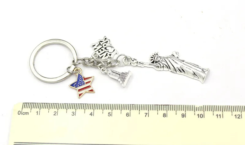 Statue of Liberty Key Chain/ Bag Pendant