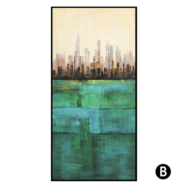 Abstract City Architectural Decoration Painting