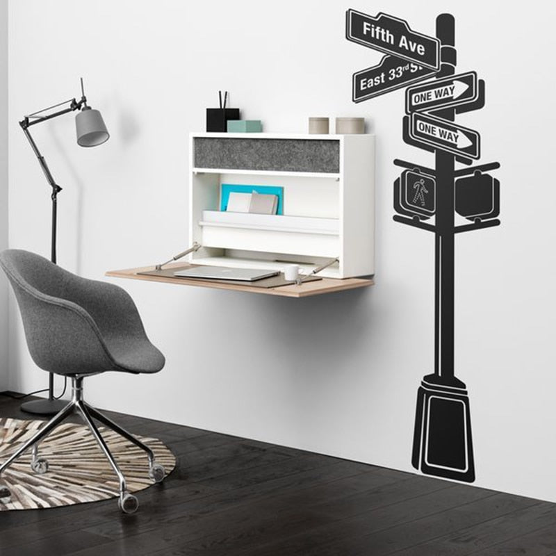 Vinyl New York Street Sign Wall Sticker