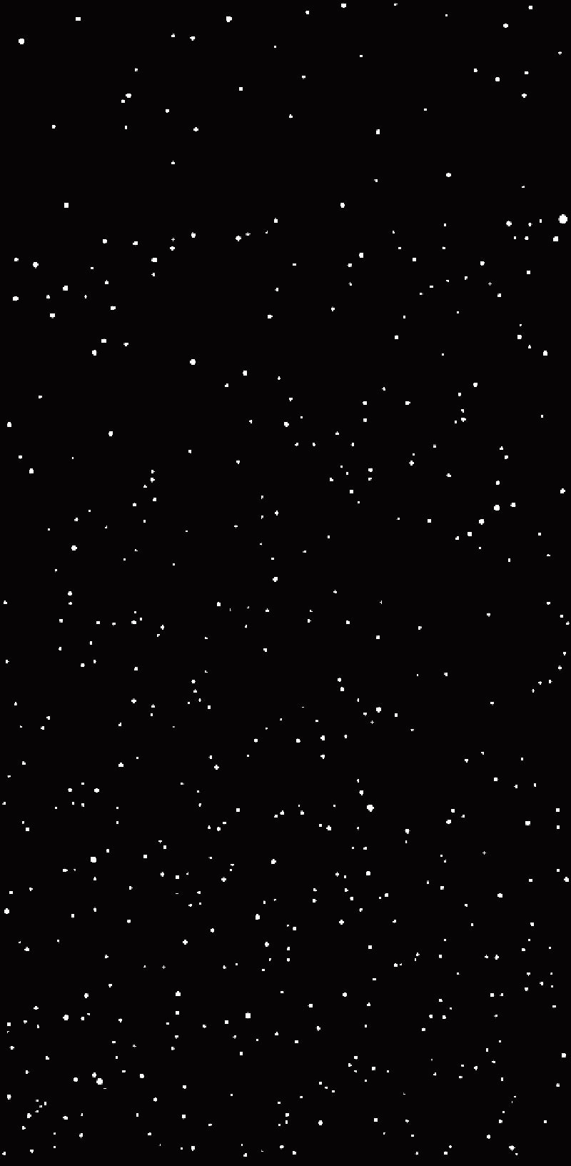 NYC Night View and Starry Sky Hollow Cloth Curtain