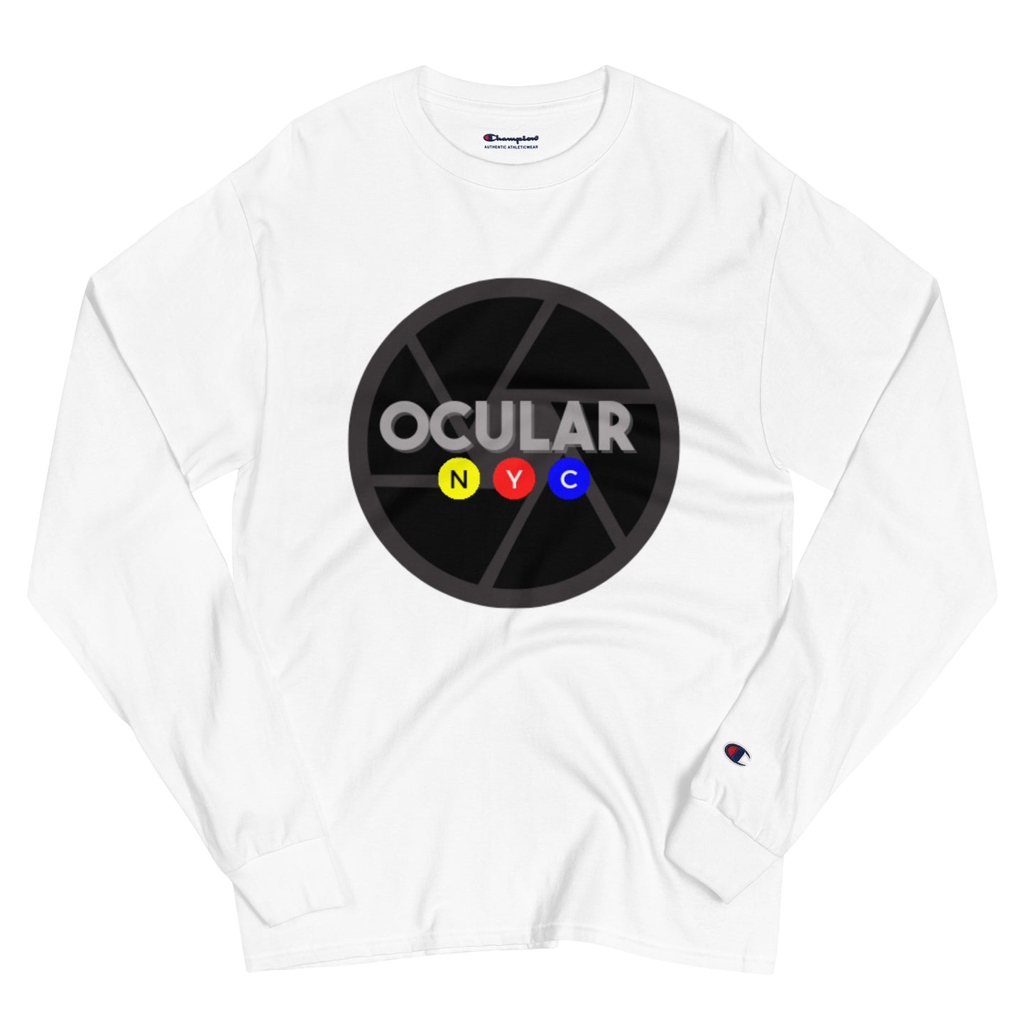 OcularNYC Signature Men's Champion Long Sleeve Shirt