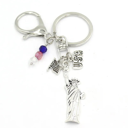 Statue of Liberty Key Chain/ Bag Pendant