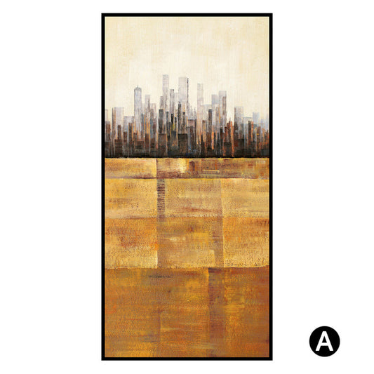 Abstract City Architectural Decoration Painting