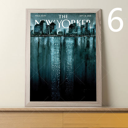 The New Yorker Magazine Cover Canvas Painting