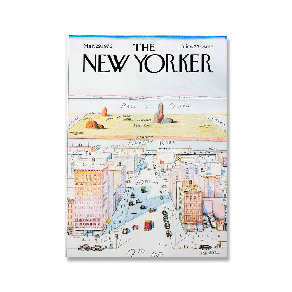 The New Yorker Magazine Cover Poster.