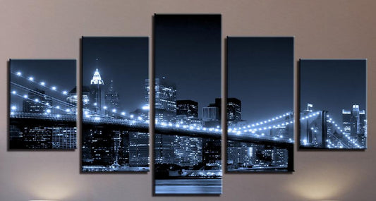 DIY - Brooklyn Bridge  Diamond Painting 5pc Set