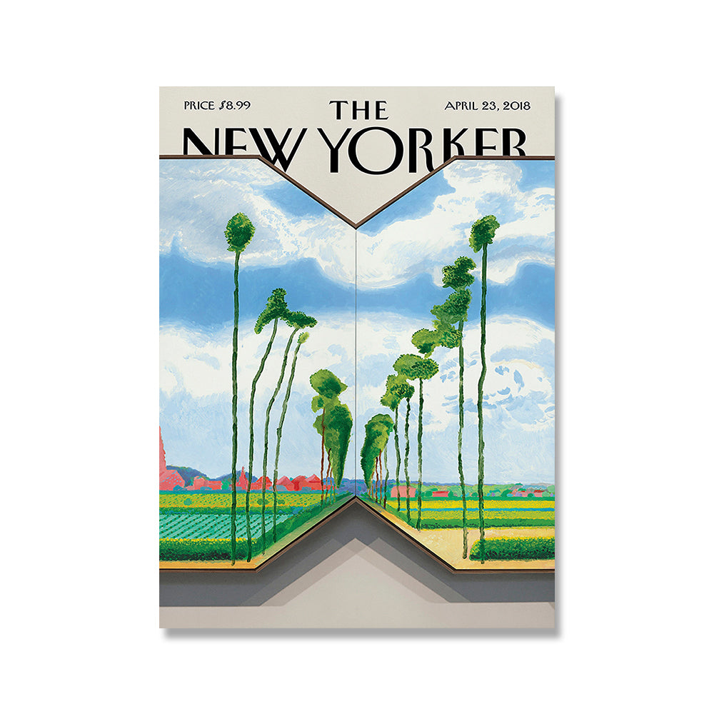 The New Yorker Magazine Cover Poster.