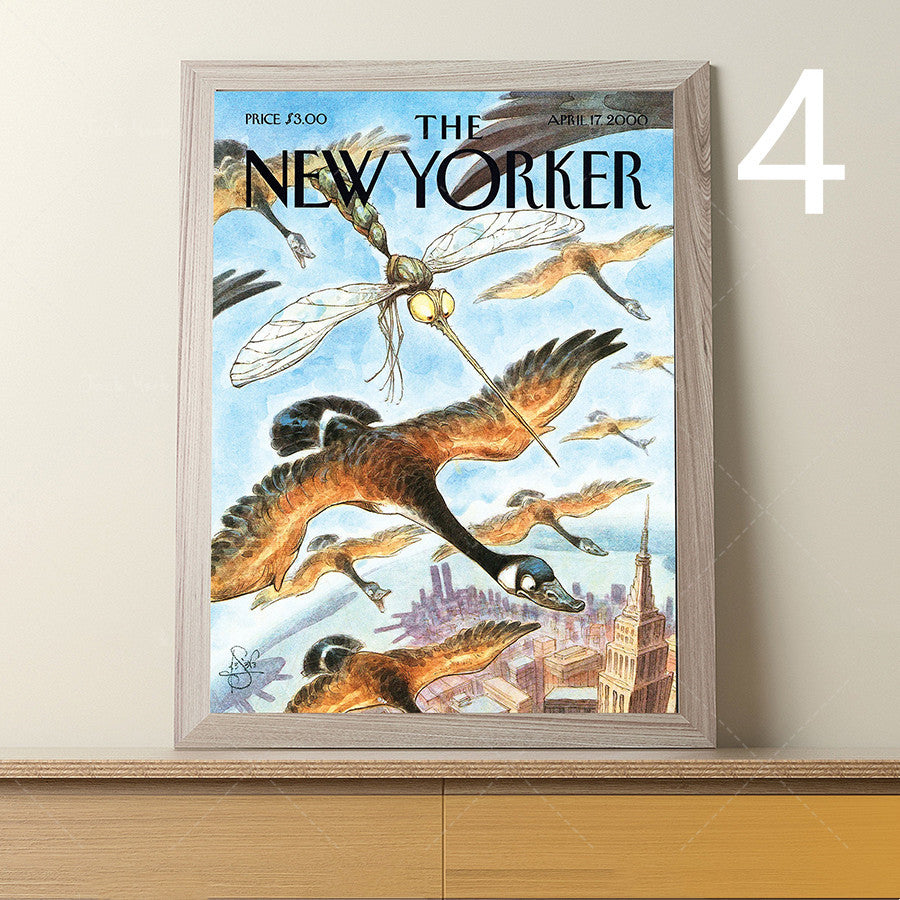 The New Yorker Magazine Cover Canvas Painting