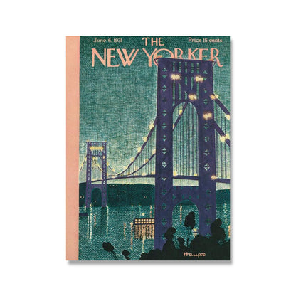 The New Yorker Magazine Cover Poster.