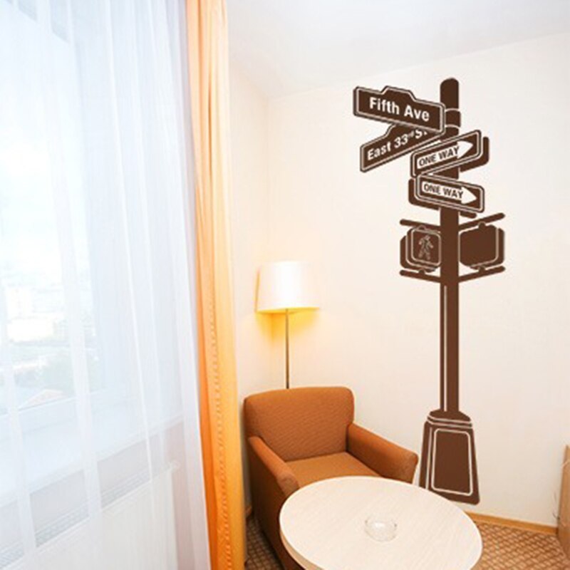 Vinyl New York Street  Sign Wall Sticker