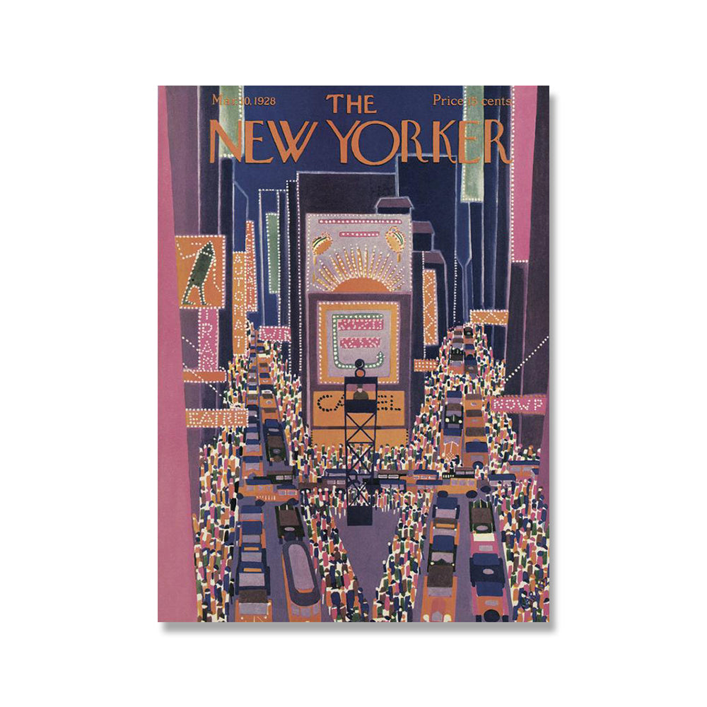 The New Yorker Magazine Cover Poster.