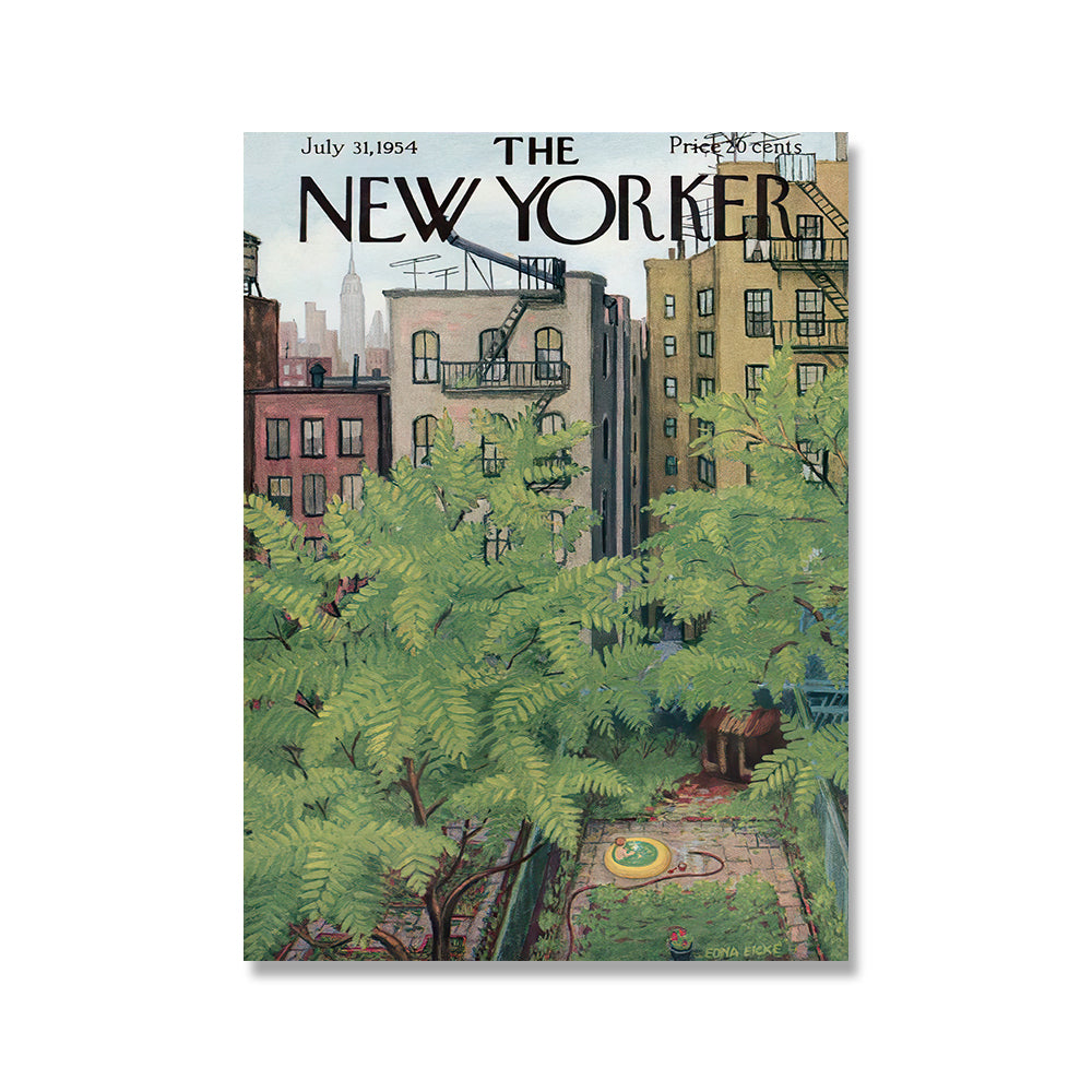 The New Yorker Magazine Cover Poster.